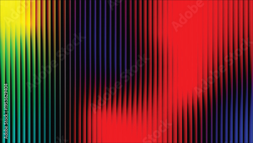 Abstract Gradient Vertical Stripes with Red and Blue Hues