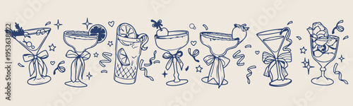 Tropical cocktail summer drink sketch, hand drawn beach bar menu, exotic fruity beverage illustration, summer party drink doodle, refreshing alcohol cocktail vector, tiki bar drink background, iced be