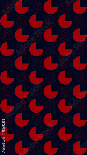 Kanizsa Triangle Illusion Pattern