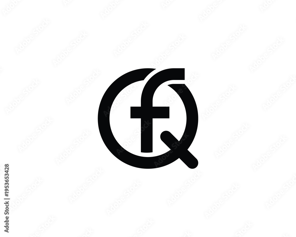 Obraz premium FQ QF Logo Design