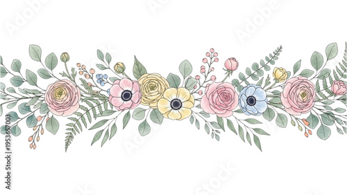 A beautiful floral arrangement of colorful flowers and lush green leaves