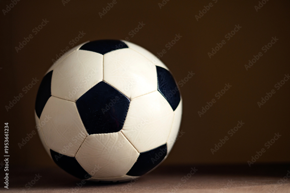 Fototapeta premium Creative soccer concept background.
