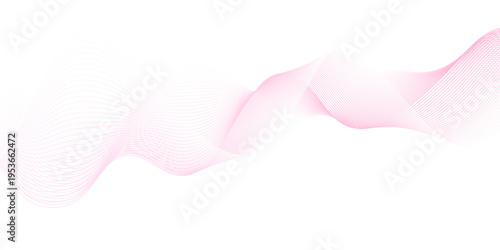 Abstract curve technology lien waves. Background lines wave abstract stripe design. White background, mesh abstract, vector blurred soft blend color background .