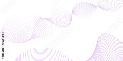 Abstract curve technology lien waves. Background lines wave abstract stripe design. White background, mesh abstract, vector blurred soft blend color background .