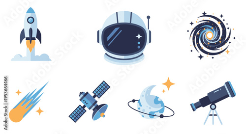 Space objects and astronomy equipment 39.