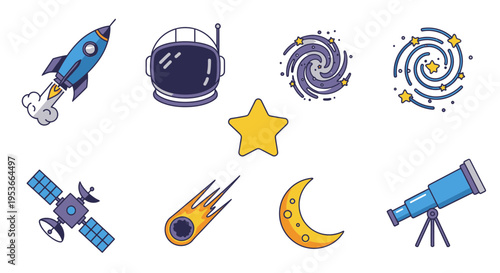 Telescope for stargazing in astronomy.