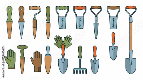 Gardening Tools and Accessories Collection.