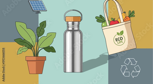 Eco friendly reusable shopping bag.