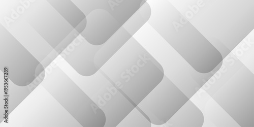 Abstract gradient gray geometric background suitable for websites, banners. White abstract template. Modern elegant white gray banner with creative design. Vector abstract graphic triangle.