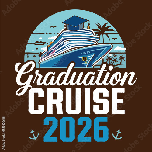 Graduation Celebration T-Shirt Design – Class of Year Typography