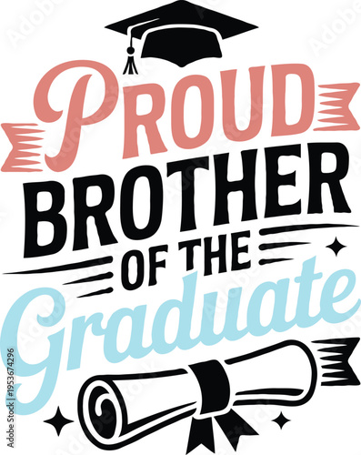 Graduation Celebration T-Shirt Design – Class of Year Typography