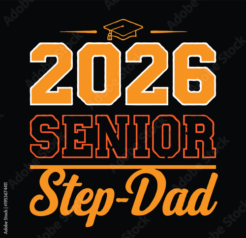 Graduation Celebration T-Shirt Design – Class of Year Typography