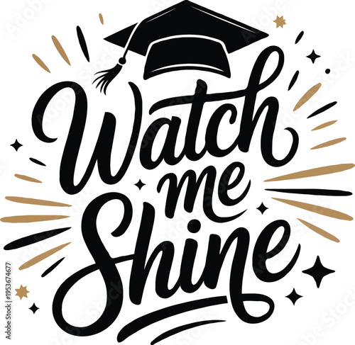 Graduation Celebration T-Shirt Design – Class of Year Typography