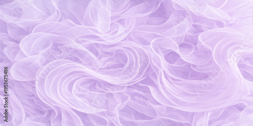 An abstract pink and purple background featuring a soft silk texture with smoke swirls and light violet wave patterns on a pastel fabric material design