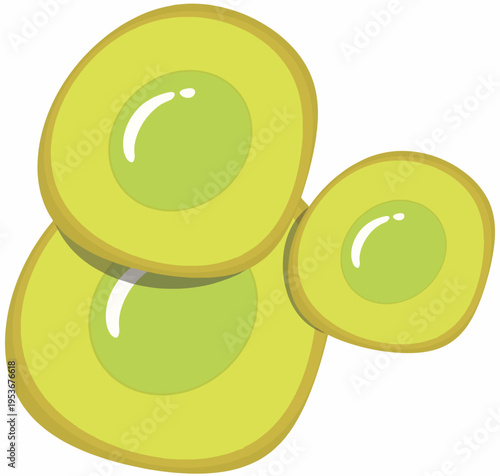 Traditional Thai fried pandan pancake (Khanom Dok Bua)