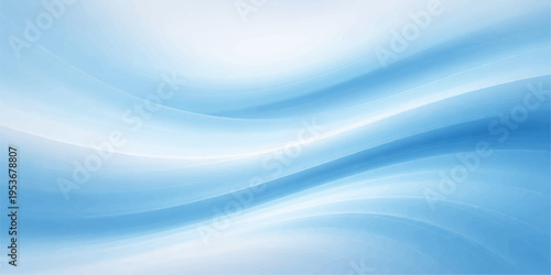 Abstract blue flowing wave background design