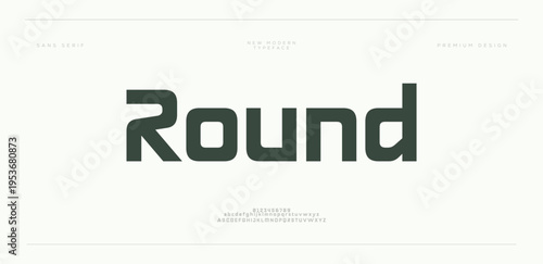 Creative technology sport modern minimal logo alphabet fonts. Typography minimalist urban sans serif fashion sport logos fonts. vector illustration
