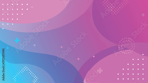 Abstract background with flowing shapes and vibrant color gradients