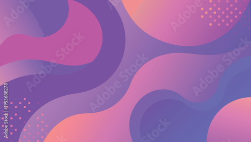 Abstract colorful background with flowing shapes and gradients