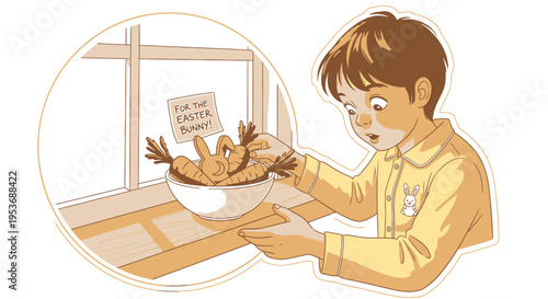 a boy feeding a bowl of turkeys.