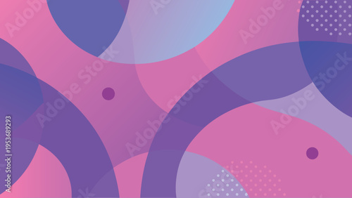 Abstract geometric background featuring overlapping circles and soft colors
