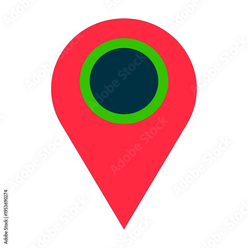 Free Download Stylized Location Pointer Flat Icon - GFXLoad