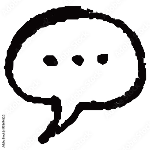 お問い合わせのアイコン 幼稚園HPのためのベクターラインアイコン