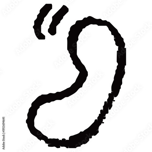 電話・受話器のアイコン 幼稚園HPのためのベクターラインアイコン