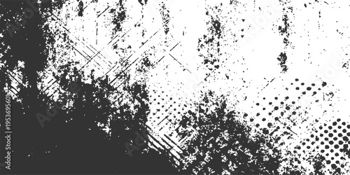 A captivating monochromatic distressed textured abstract background. A visual storytelling element, evoking feelings of depth and artistic interpretation. 