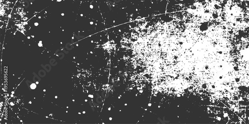 Mysterious celestial canvas of the dark starry night.