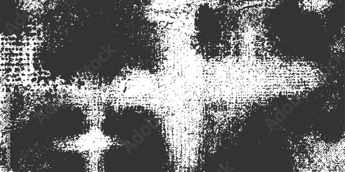 Textured Monochrome Grunge Pattern, displaying an abstract, gritty composition perfect for adding depth and a vintage feel to a design.