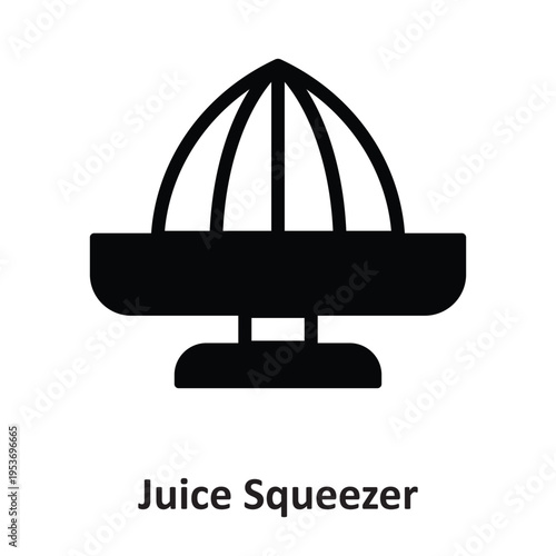 Juice Squeezer Vector icon which can easily modify or edit