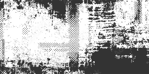 Abstract monochrome urban scene, creating a sense of mystery with its striking contrasts. The texture and patterns add depth and visual intrigue.