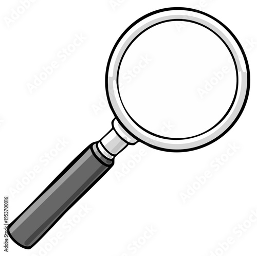 Magnifying Glass Illustration For Investigation And Discovery