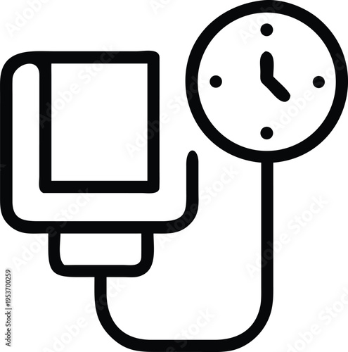 Blood Pressure Monitor With Clock Dial sphygmomanometer