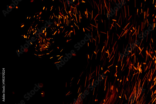 A black background with a lot of fire and smoke