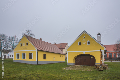 Holasovice - probably the most beautiful village in the Czech Republic. It is famous for its preserved medieval urban layout and Baroque buildings. The village is included in the UNESCO World Heritage