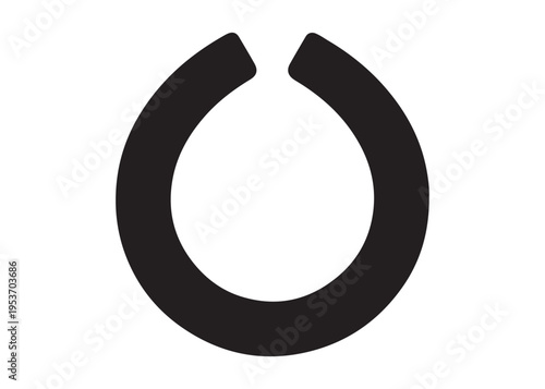 horseshoe logo silhouette vector, lucky iron horseshoes silhouette vector illustration, blacksmith horseshoe logo, horse footwear logo silhouette design on white background