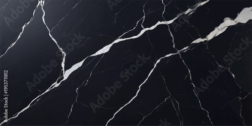 Dark grunge texture background featuring an abstract black and white night sky with a bright electric lightning bolt strike during a powerful blue storm