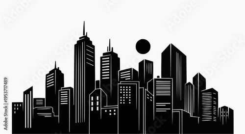 city skyline silhouette