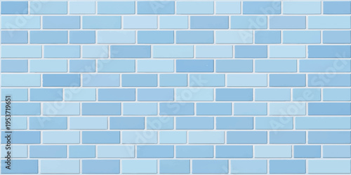 blue brick wall texture background