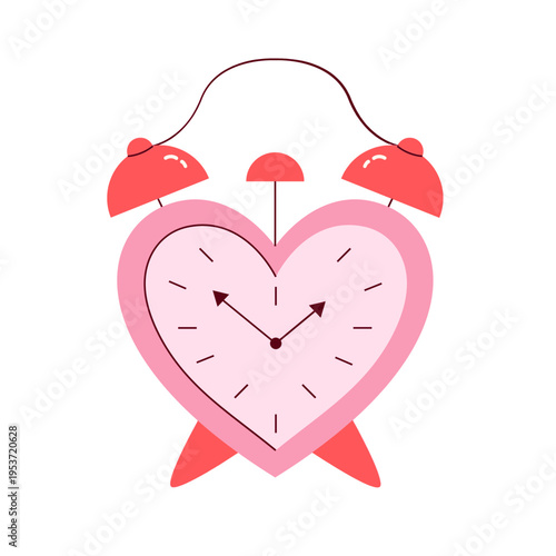 alarm clock with heart