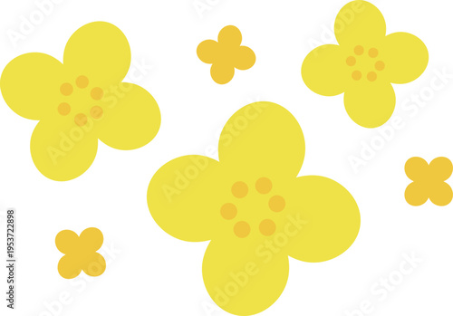 菜の花のイラスト