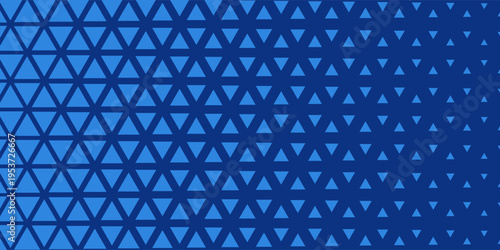 Triangles Halftone Pattern Vector Abstract Geometric Technology Background. Triangular Half Tone Texture. Minimal Style Dynamic Tech Wallpaper