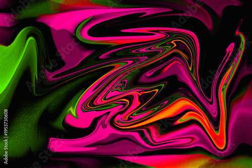 Abstract Swirls of Color
