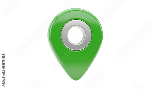 3d pin domain marker isolated