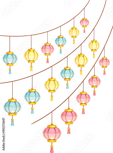 Cute 3D Buddha’s Birthday Illustration with Young Monk, Buddha Statue and Lotus Flower