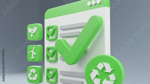 Eco Friendly Checklist Green Verification.