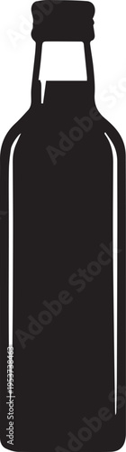 Olive Oil Bottle Silhouettes Cooking Ingredient Vector