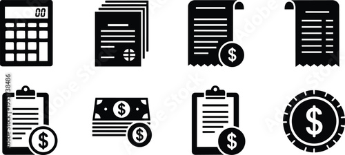 Accounting and Financial Management Icons